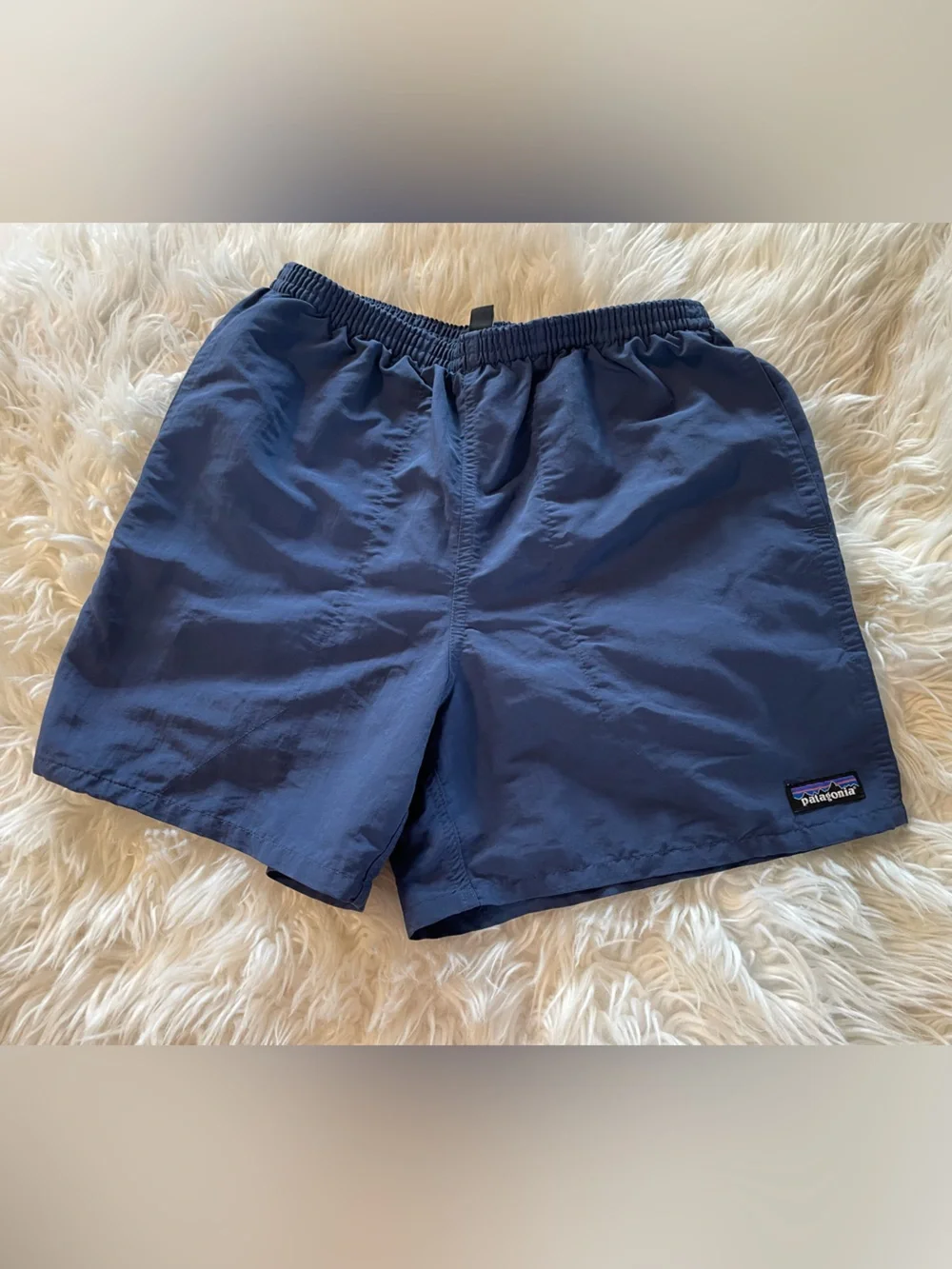 Patagonia Men’s Baggies Blue Shorts Without Liner  Size Small; 57021